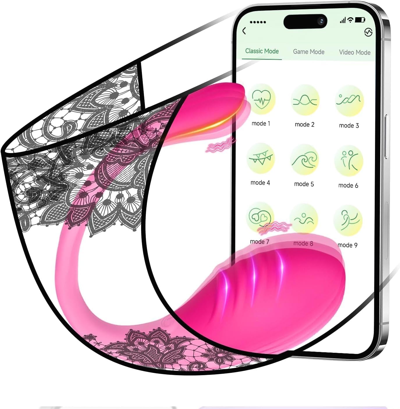 Women's Solid Panties Wireless APP Remote Control Vibrating Panties For  Women