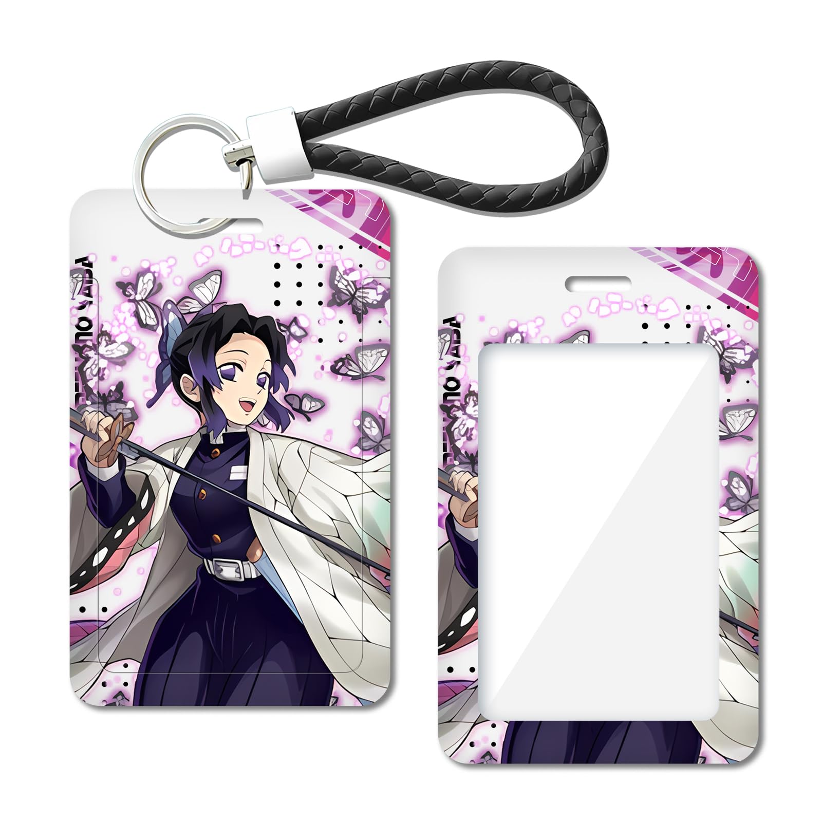 Amazon.co.jp: 鬼滅の刃 胡蝶しのぶ 蟲柱 IDカードホルダー 薄型多機能