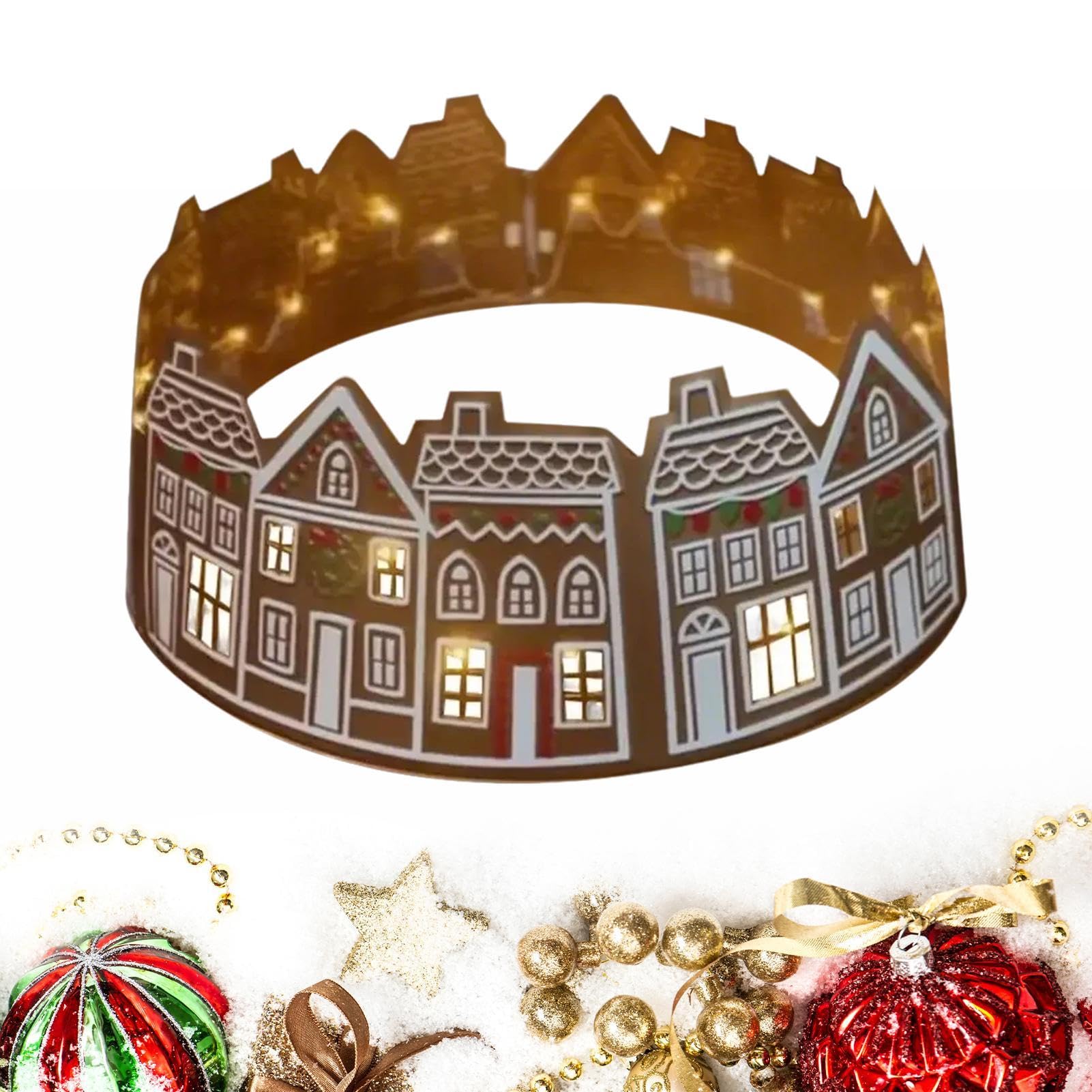 Col de sapin de Noël LED pour sublimer vos soirées en famille au salon