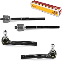 Vista 105 de Metrix Premium Chassis Parts - Kit de 4 piezas de extremos de barra de acoplamiento frontal exterior e interior compatible con Nissan Pathfinder