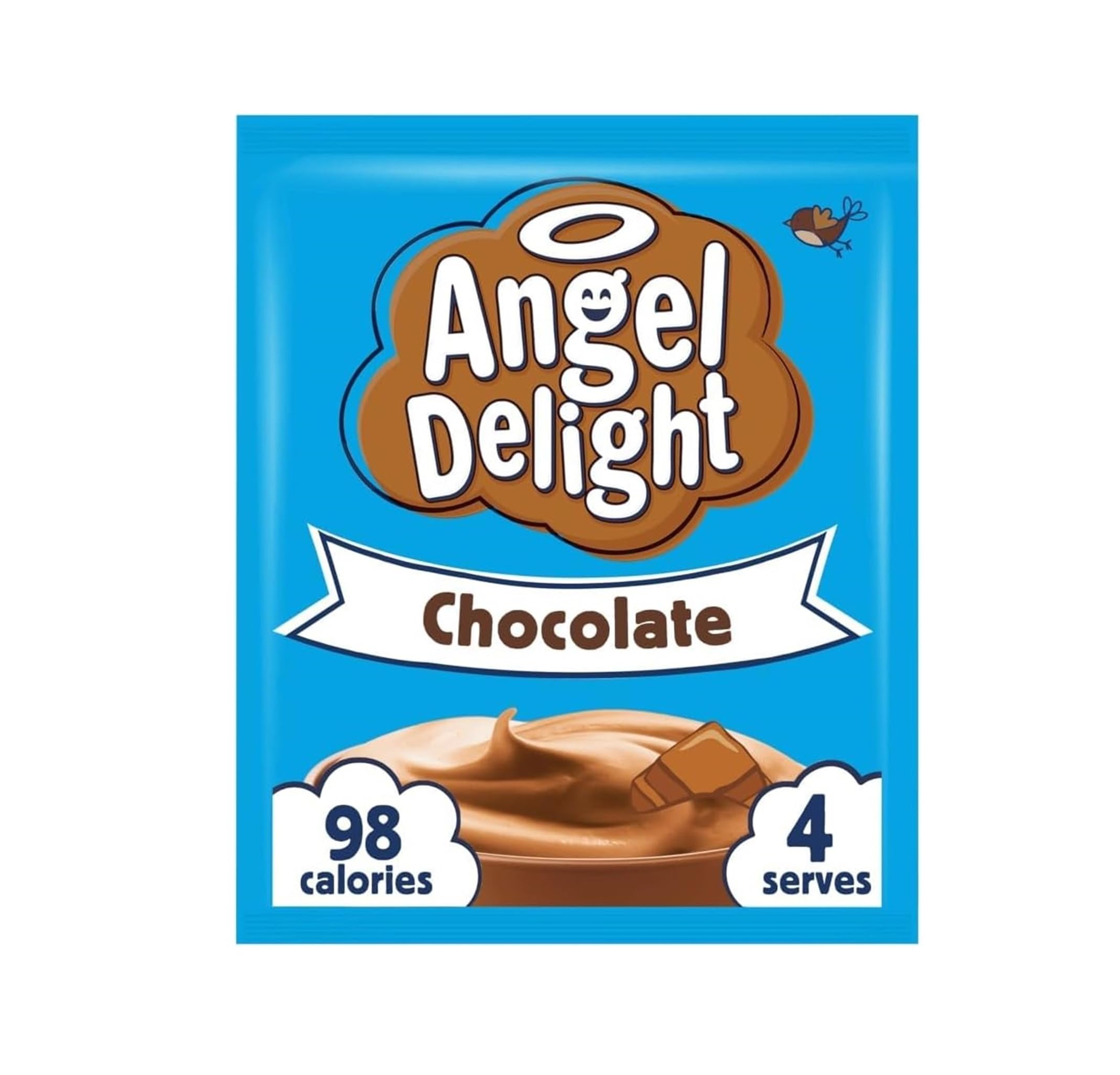 Angel Delight Smooth & Creamy Chocolate Flavour Instant Dessert Mix, 59g Sachet (Pack of 1)