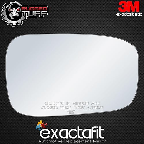 Miniatura 3 de exactafit 8810R - Reparación de cristal para espejo lateral del pasajero, compatible con Honda Accord 2003, 2004, 2005, 2006, 2007