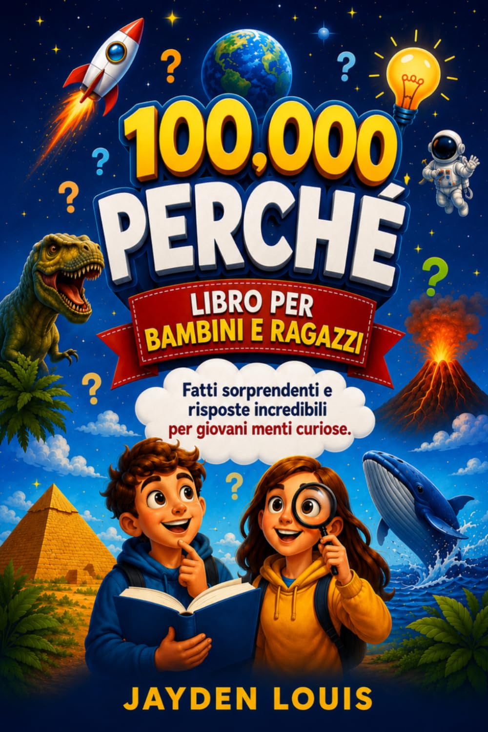 100.000 PERCHÉ - LIBRO PER BAMBINI E RAGAZZI: Fatti sorprendenti e risposte incredibili per giovani menti curiose.
