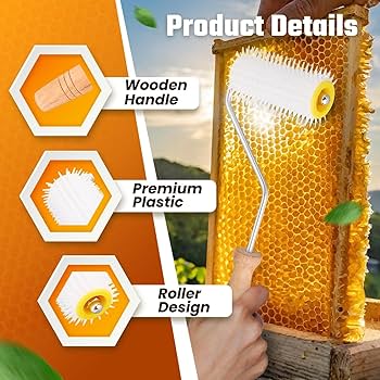 Flexzion Honey Uncapping Needle Roller – Propolis & Honey