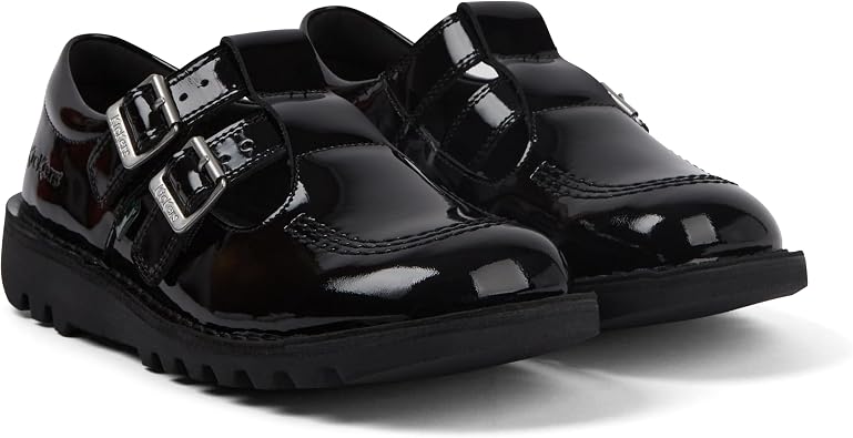 Kickers Women's Kick T Bar Double Leather Shoes