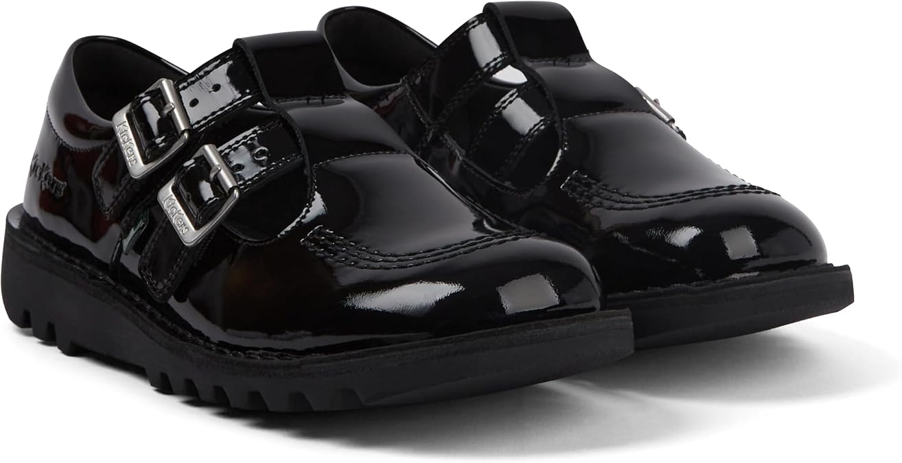 Kickers Women's Kick T Bar Double Leather Shoes