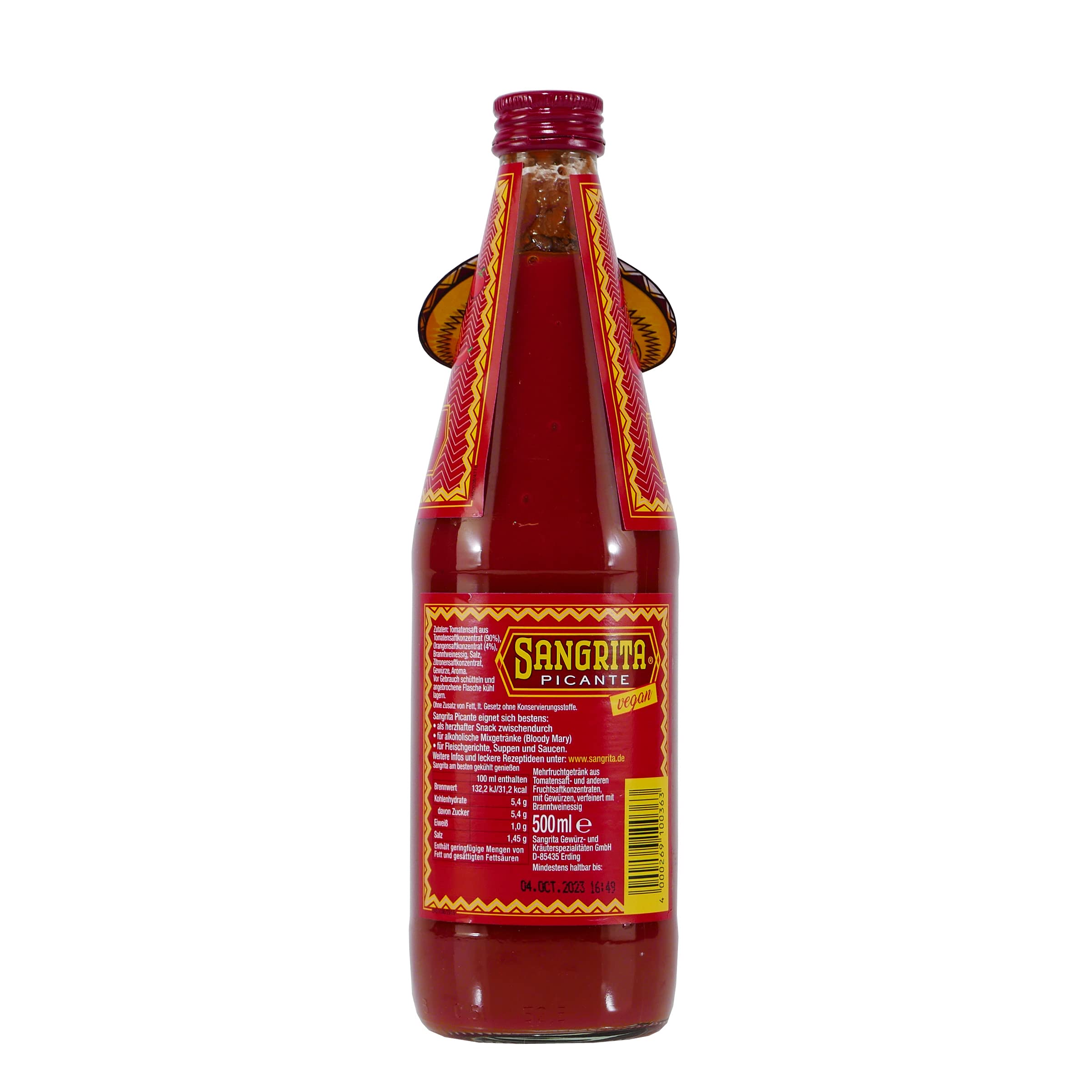 Sangrita Picante - Würztrunk Tomatensaft (12 x 0,5L)