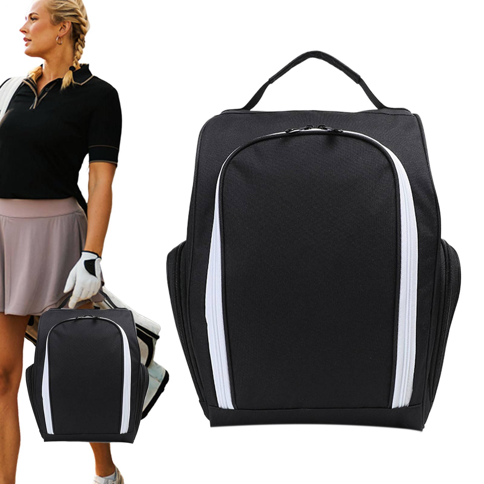 Bolsa de Transporte para Zapatos de Golf,Bolsa Organizadora Portátil para Zapatos Deportivos De Golf - Organizador Transpirable para Gimnasio Viaje Y Vestuario
