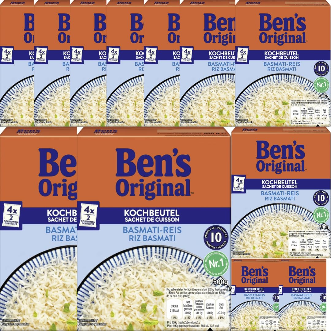 Ben's Original Basmati-Reis 500 gramm x 12 Stück