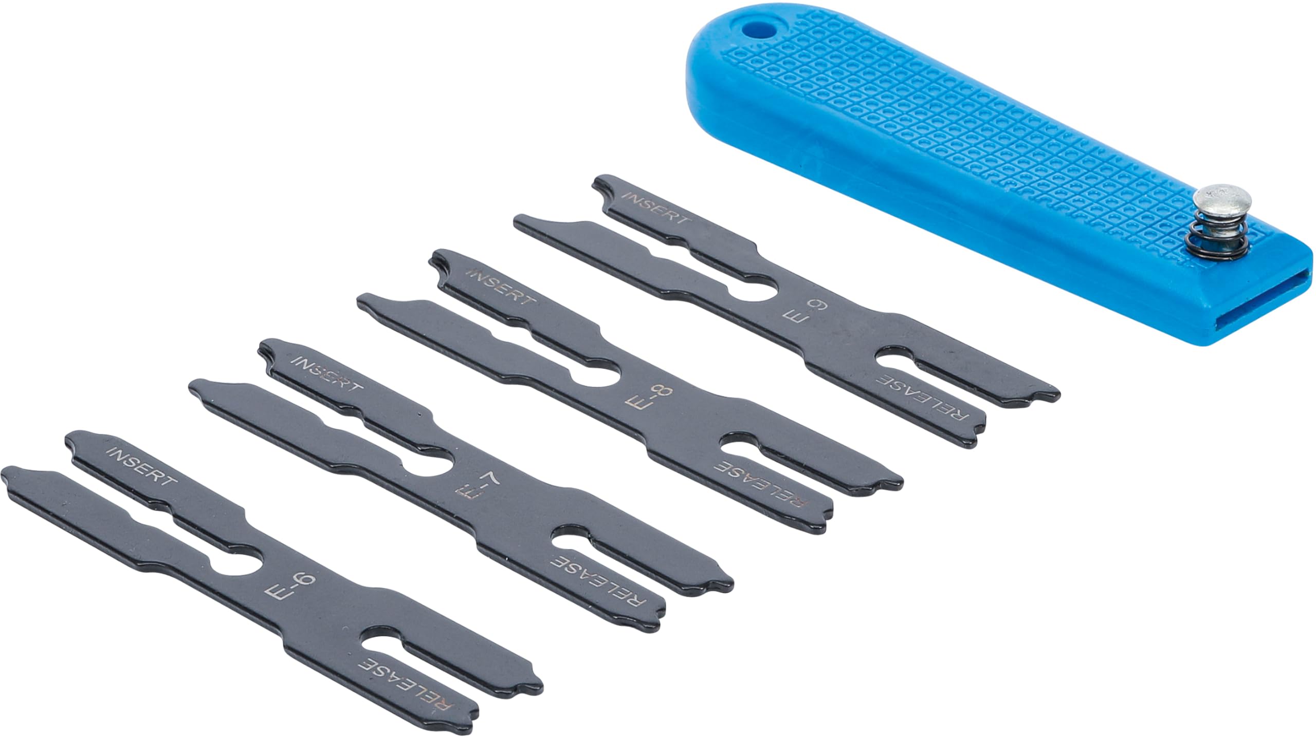 BGS 9199 | Set di utensili per anelli tipo E/di sicurezza | "4-IN-1"