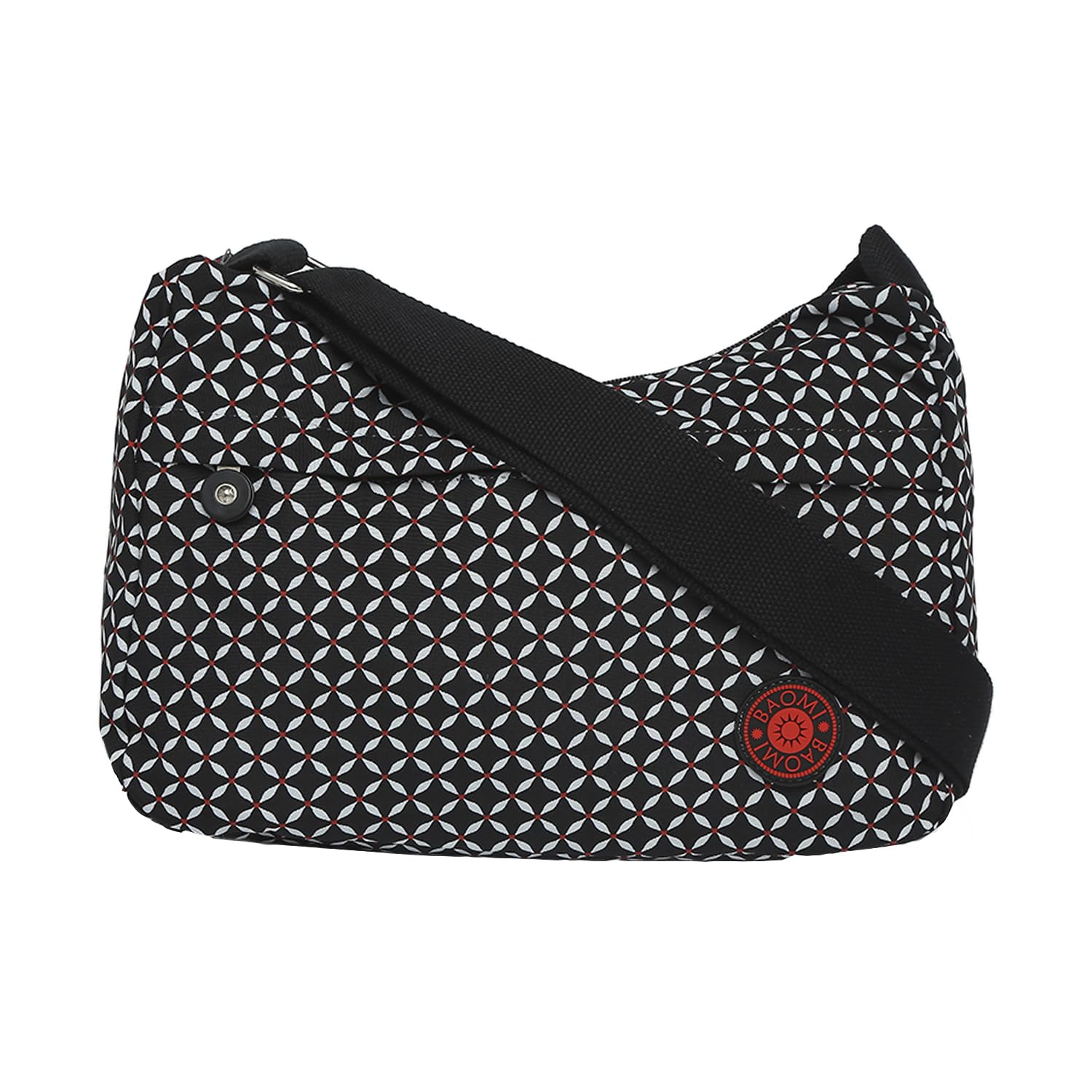 baomi Crinkle Range Black & Grey Soft One Size Shoulder Bag-picture-45