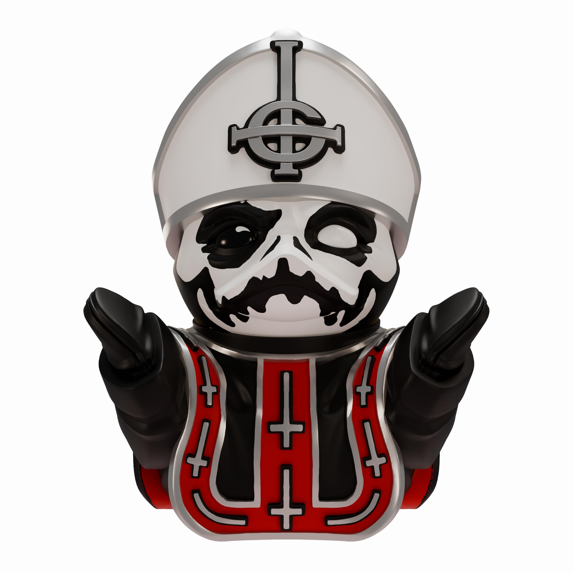 TUBBZ Collectors Edition: Ghost - Papa Emeritus I Cosplaying Rubber Duck Vinyl Figure – Official Collectible for Fans of Ghost the band