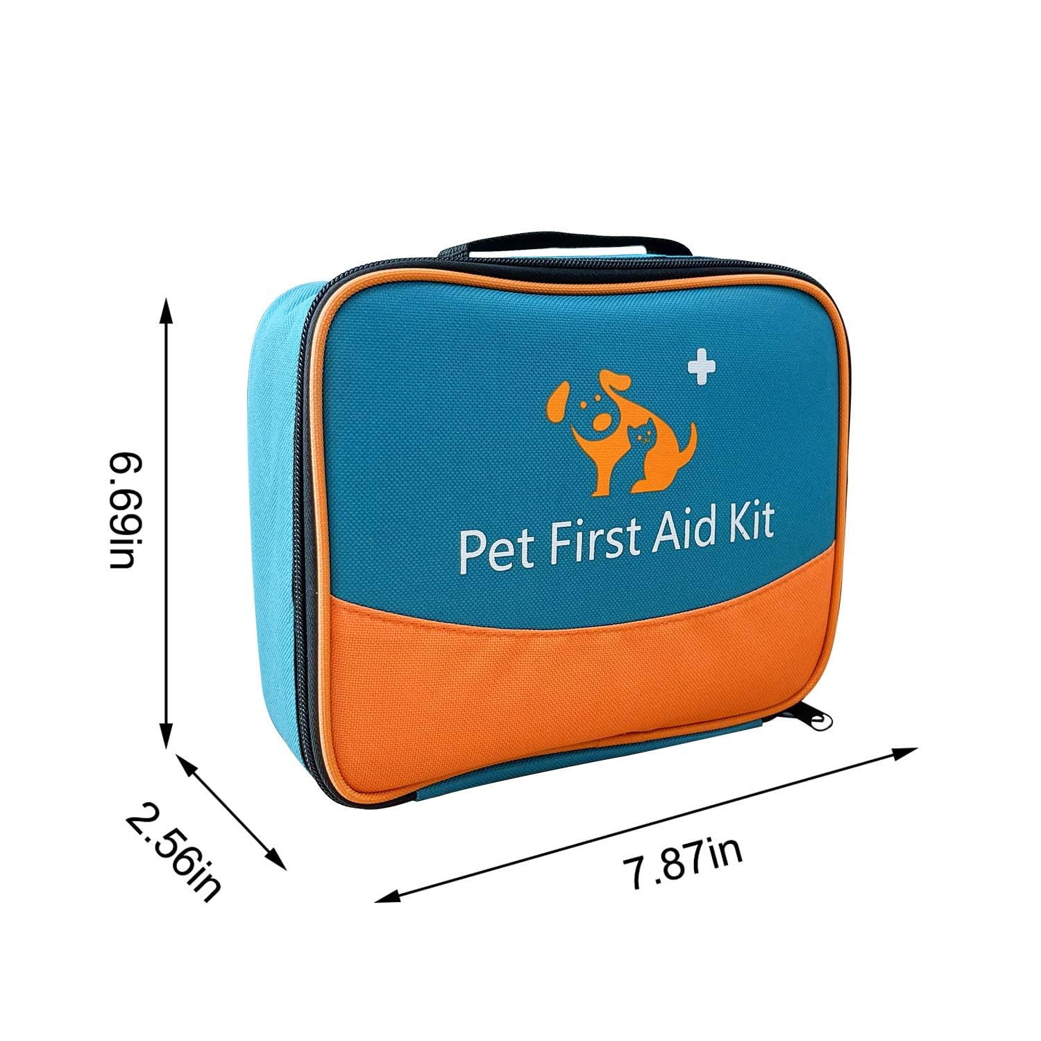 Erste-Hilfe-Set für Haustiere für Hunde, Katzen, Kaninchen und andere Tiere, mit Thermometer, Spritze, Otoskop, perfekt für die Pflege zu Hause und Notfälle auf Reisen im Freien