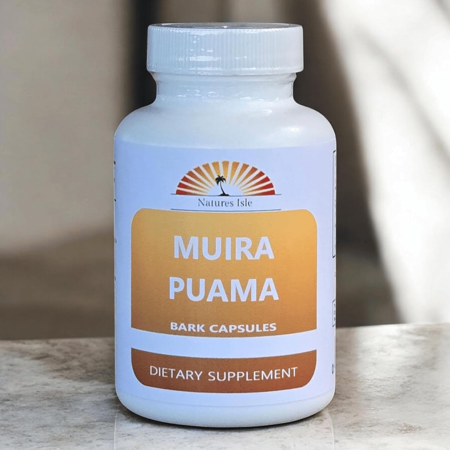 Muira Puama Bark Powder Capsules 500mg - 480