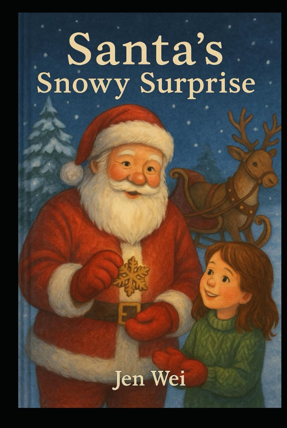 Santa's Snowy Supprise: A Christmas Story (Holiday Season Books for Children and Adults)