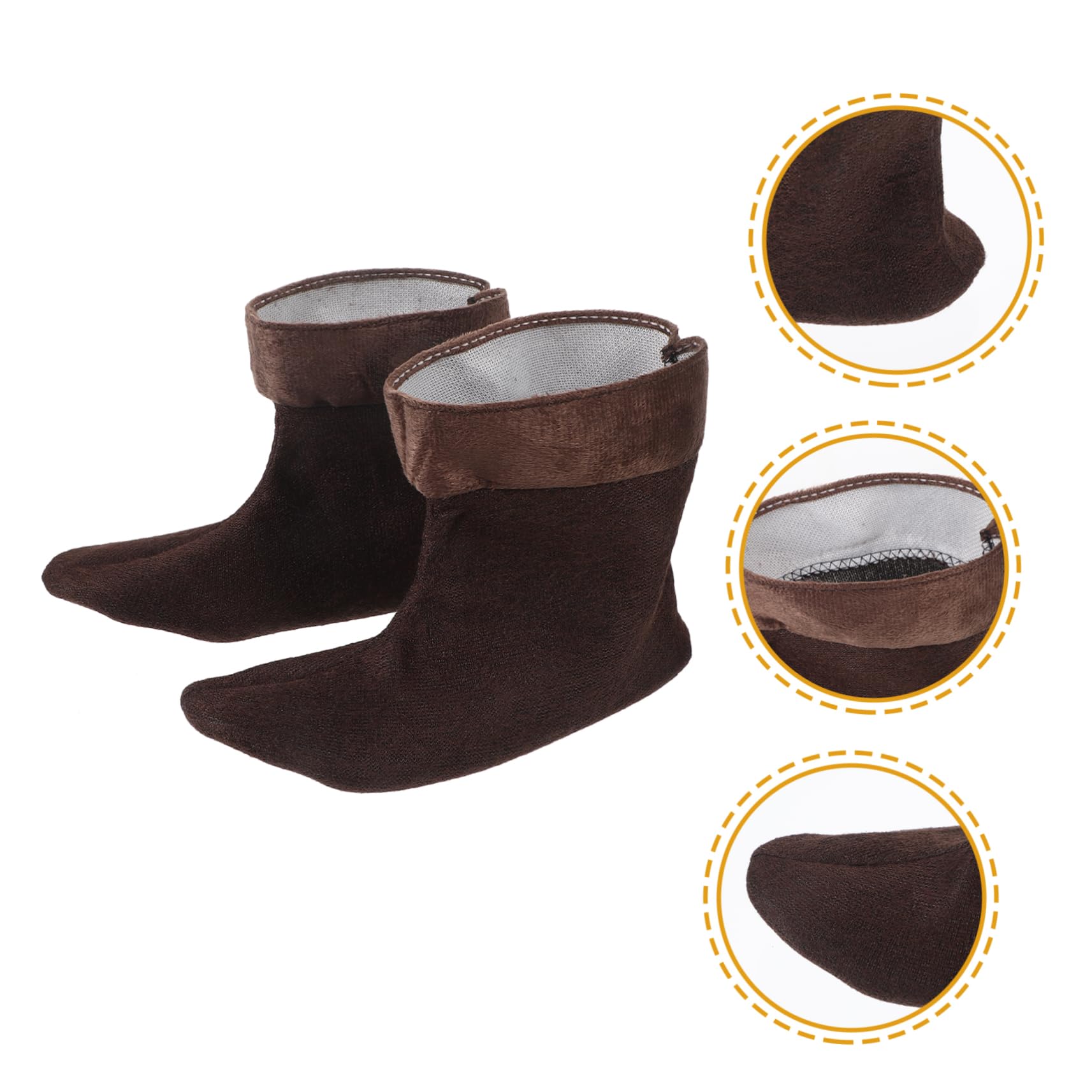 VALICLUD 1pair Breathable Rain Boot Liners for Men Women Insulated Hunter Socks for Outdoor Activities Easy to Wash Detachable Design for Hiking Fishing Cold Weather