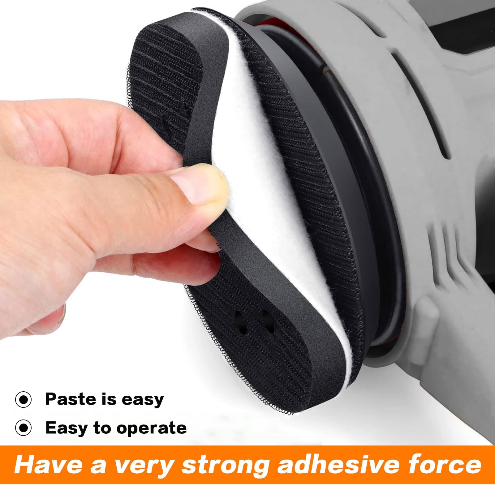 Foam Sanding Pads - 6 Pack for Orbital Sander -3 Foam Sanding Pads - 6 Pack for Orbital Sander -3