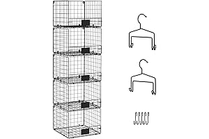 5-Tier Wire Basket Organizer: Maximize Storage, Declutter Your Home