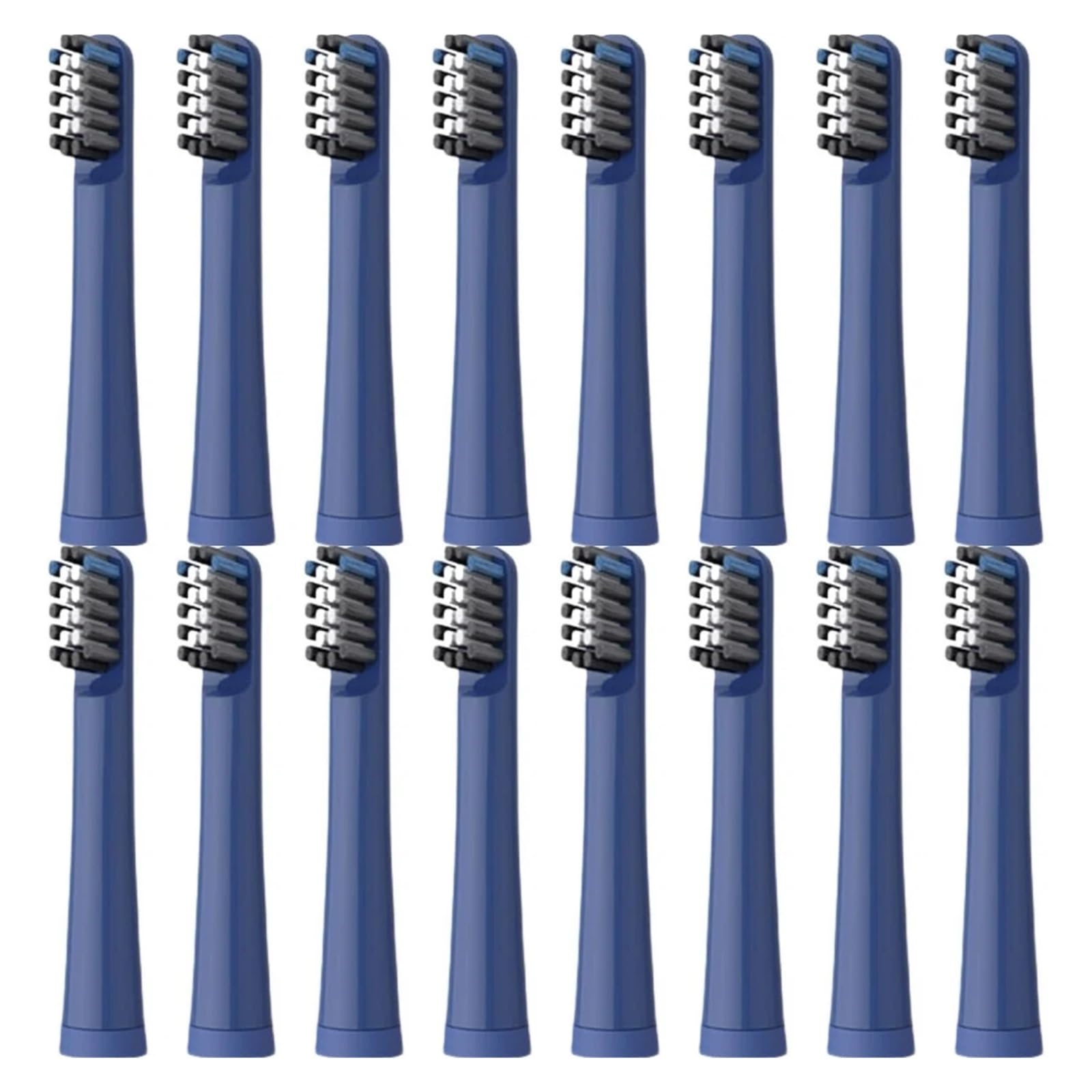 muyihui Dla N1 N2 RTX2103 SN301 Wymienne głowice elektryczne do szczoteczek zębów Dysze z miękkiego włosia, 4/8/16 sztuk(16pcs BLUE)