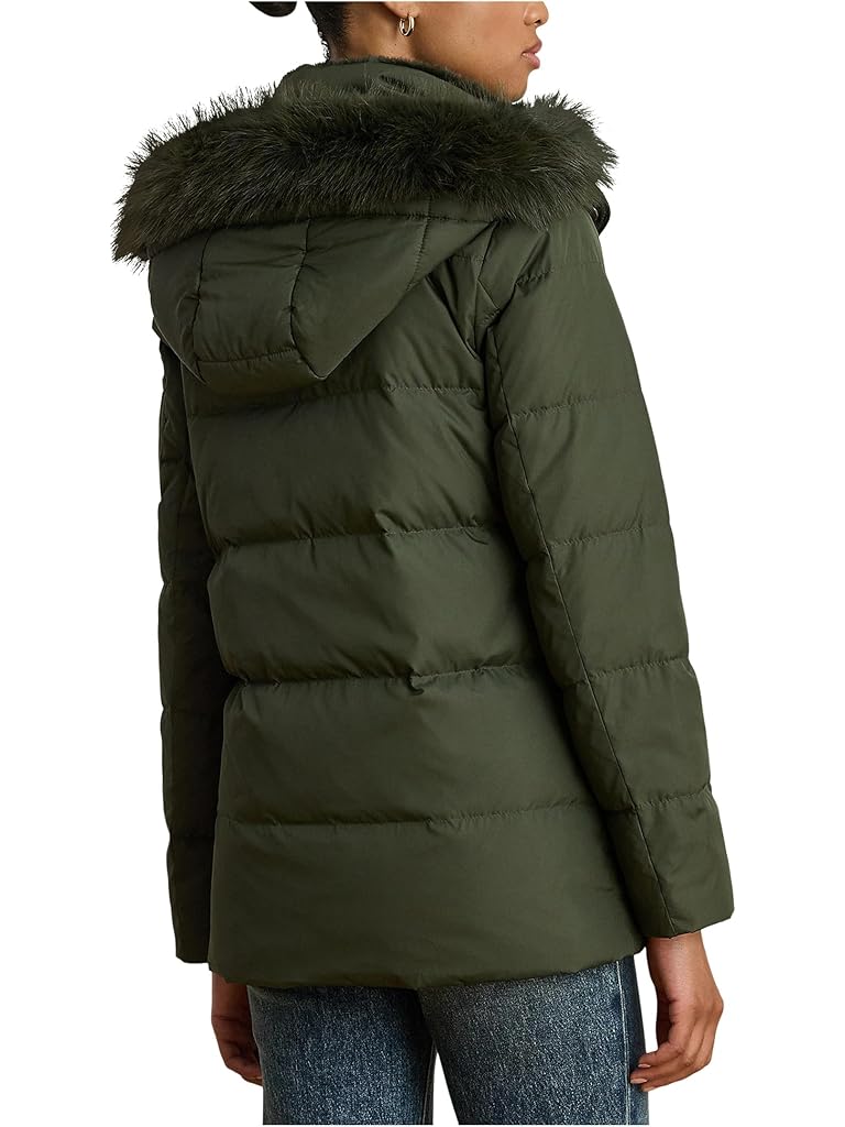 Black Lauren Ralph Lauren Icon Short Puffer Dtm Ff