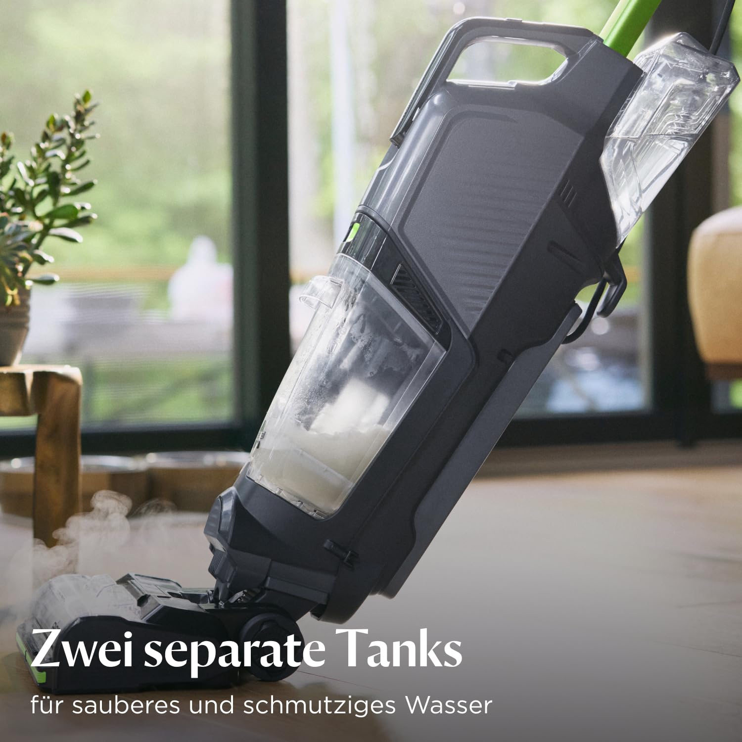 Bissell CrossWave HydroSteam PET, Nass Trockensauger mit Kabel, Saugt, Wischt & Trocknet, Nasssauger mit Dampf Modus, Hoher Leistung Dampfreiniger, Ideal für Haustiere, Mehrflächenreinigung, 3517N