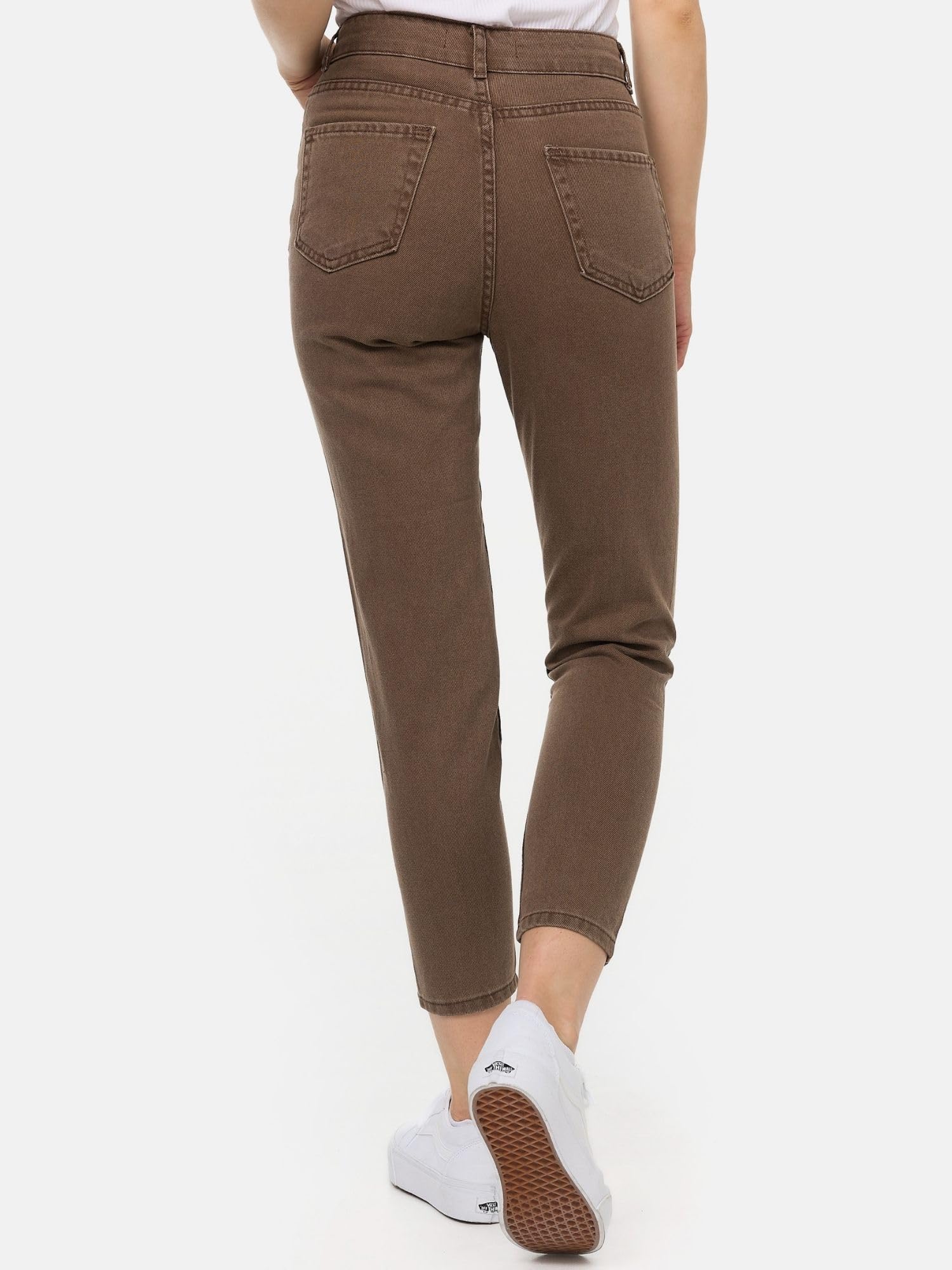 Tazzio Jeans da donna – Mom Fit a vita alta, vestibilità comoda, F129