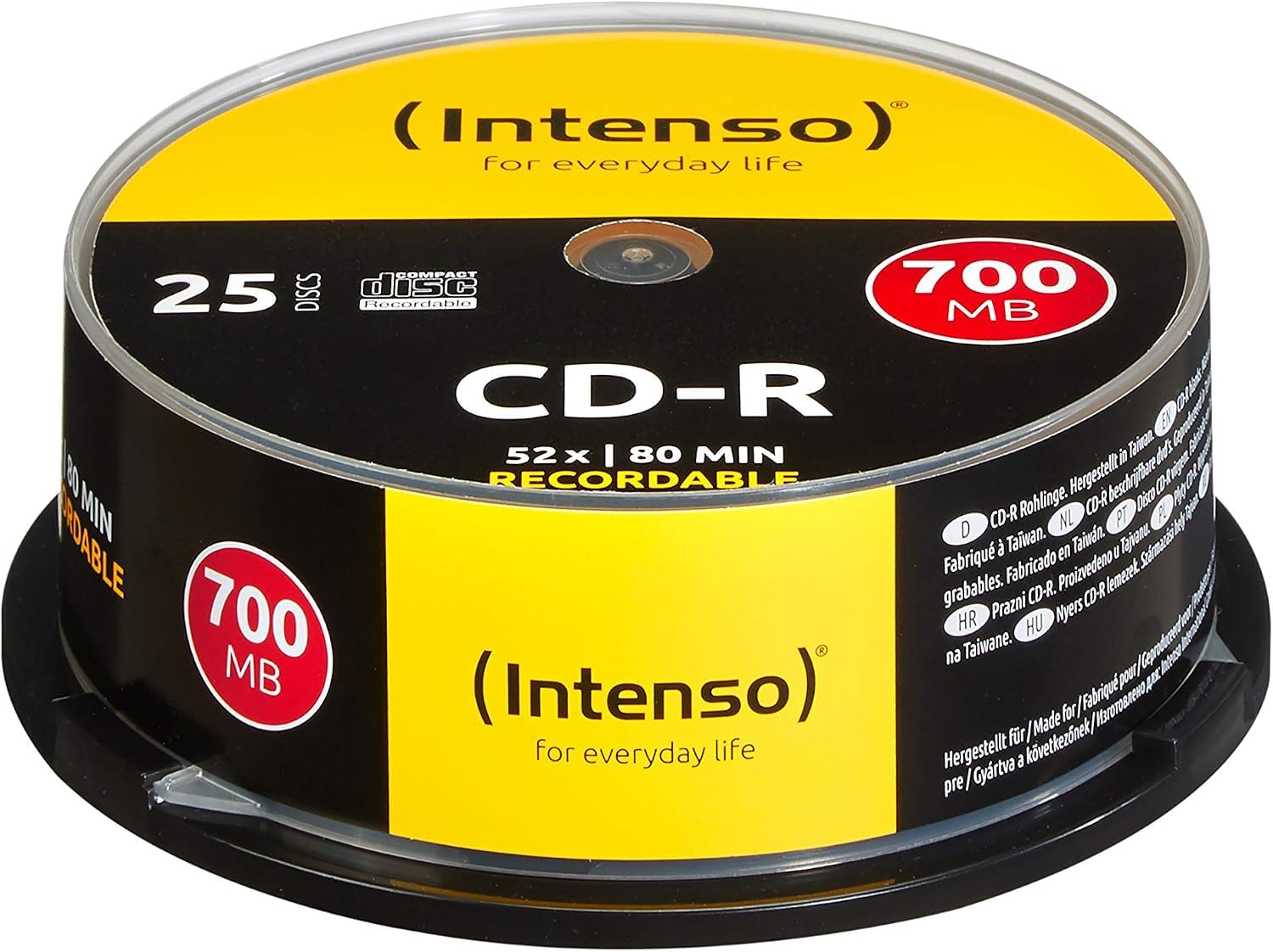 Intenso CD-R 700MB/80min tubo 25 unidades