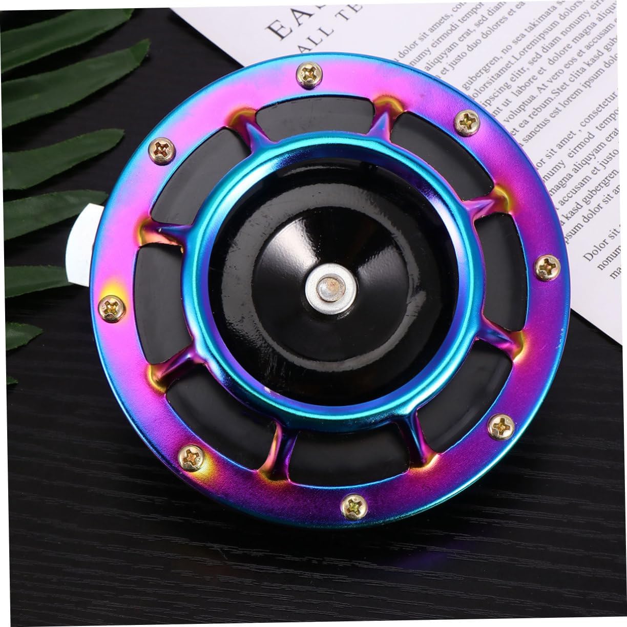 Luxshiny Car Snail Horn 12V Basin Type Modified Motorcycle Horn Kit Loud Dual Tone for Cars and Trucks