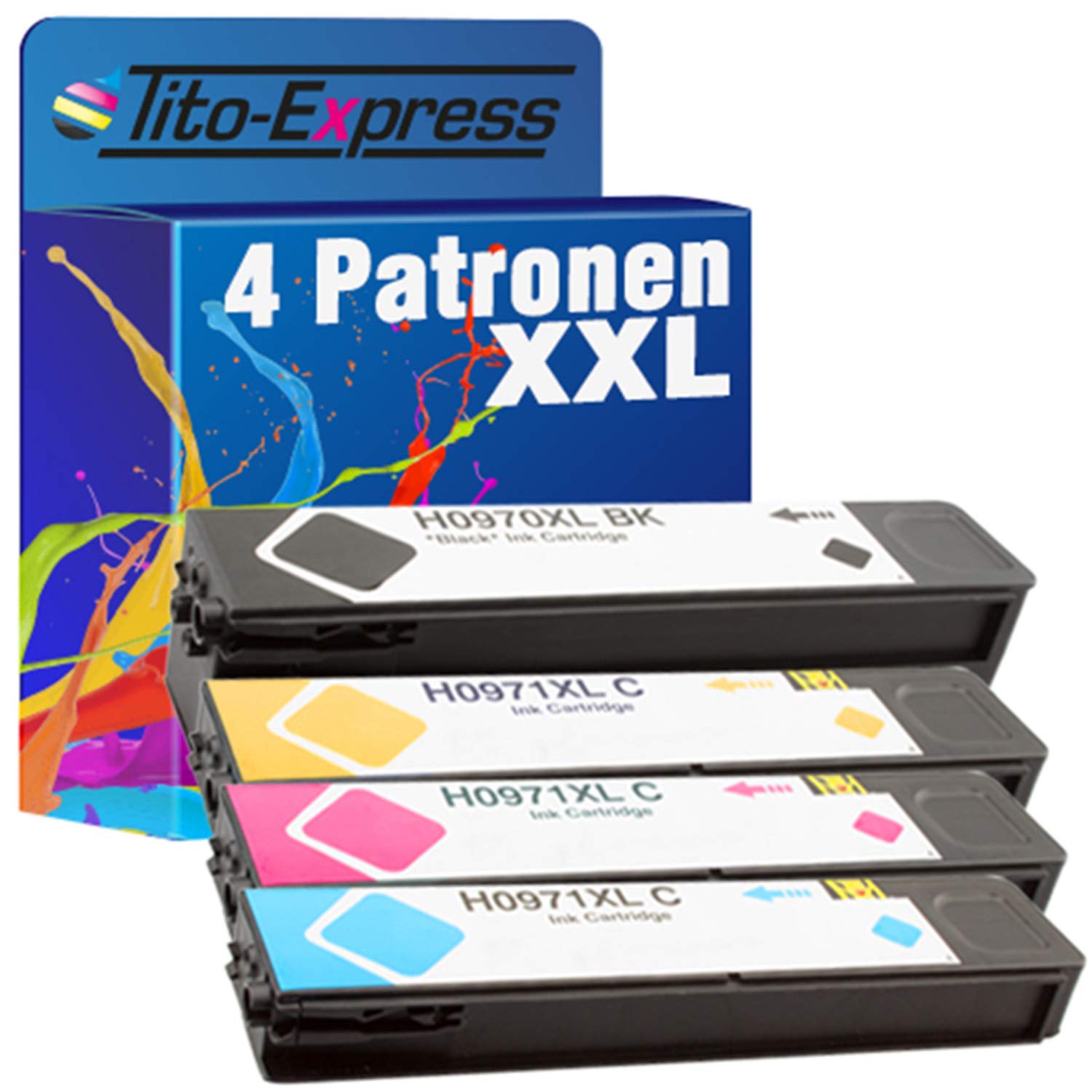 Kit Cartuchos Compatíveis HP 970XL CMYK