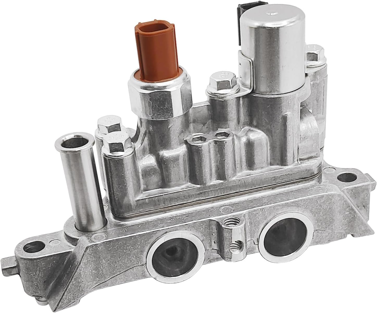 Engine Variable Valve Timing (VVT) Solenoid: Compatible with Honda Accord 2008-2012, Odyssey 08-17, Pilot 2009-2015 - Front Spool Valve Assembly #15810-R70-A04, 918-056