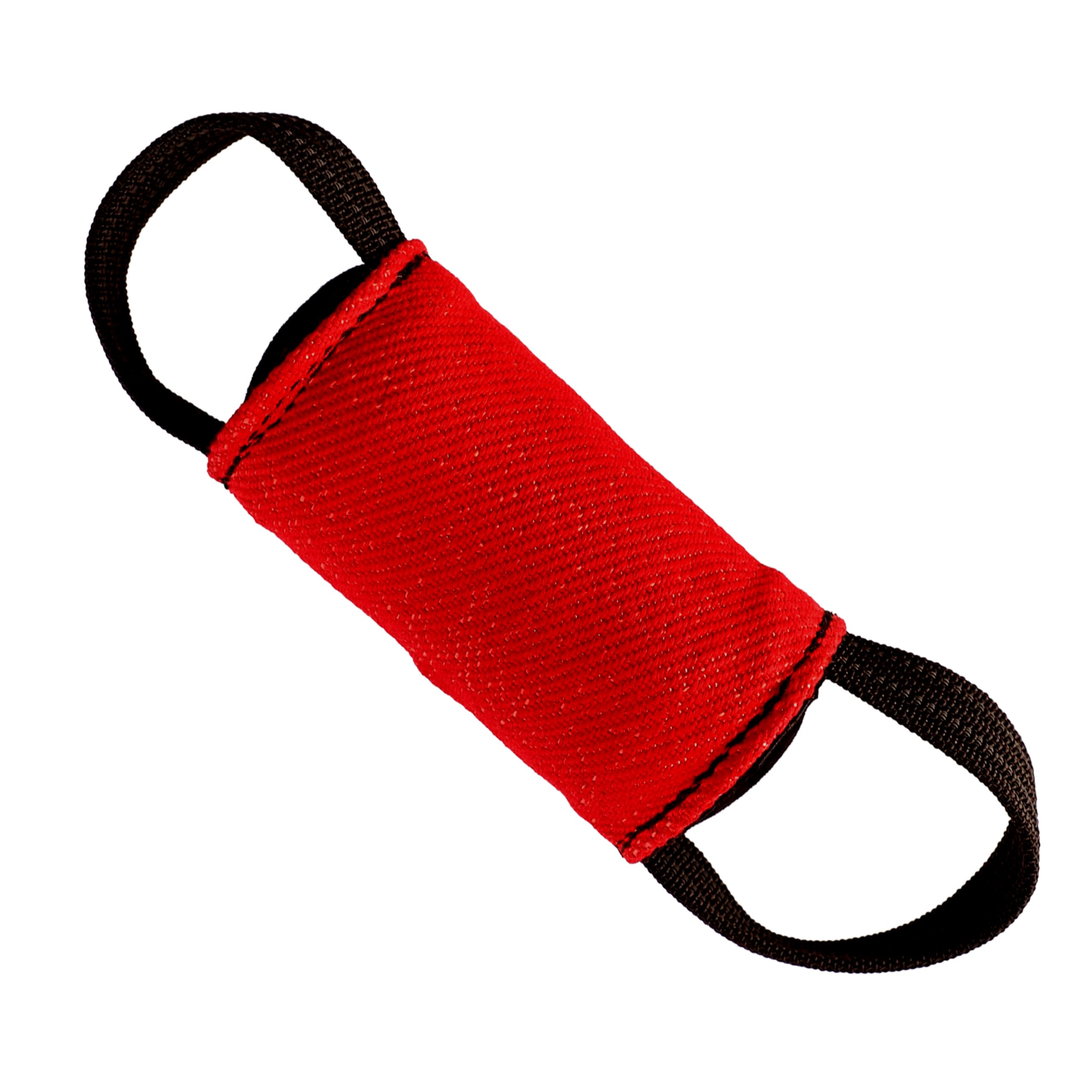 DINGO GEAR Dog Training Tug Toy Cylinder-Shaped Dummy for IGP Bite Lessons, Dog Sports, Retrieve, Tug of War, Play, 2 Handles