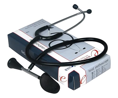 Dixie EMS Fetal Stethoscope for Baby’s Heartbeat Detection, Latex-Free Fetoscope