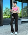 G4Free Flared Leggings Pantalons de yoga pour les femmes haute taille Pantalon de bootleg avec des poches Pantalonnes d'entraînement pour femmes Petite/Regular/Tall