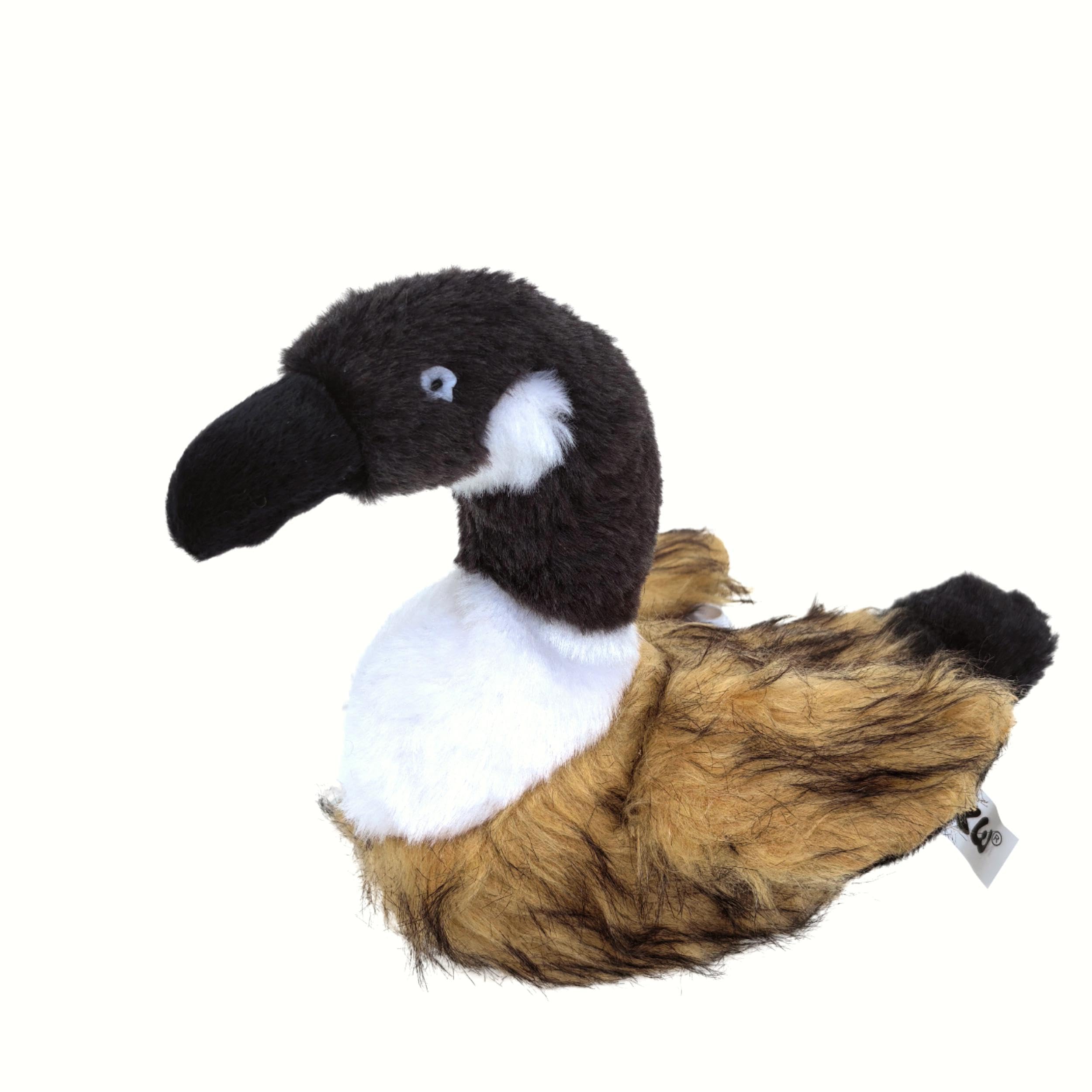 JKW Pet Dog Toys, Plush & Stuffed Goose Toys，Squeaky Puppy Toys (Goose, M)