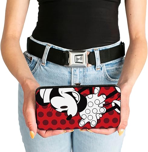 Miniatura 3 de Buckle-Down Billetera con bisagra para mujer-Minnie Mouse