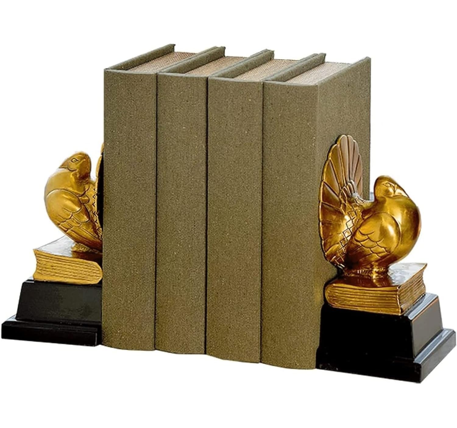 Reggi Libri, Fermalibri Fermalibri Decoro a forma di uccello in ottone lusso per tenere libri Tappi per fatti a mano per carichi pesanti Ufficio Casa Scrivania