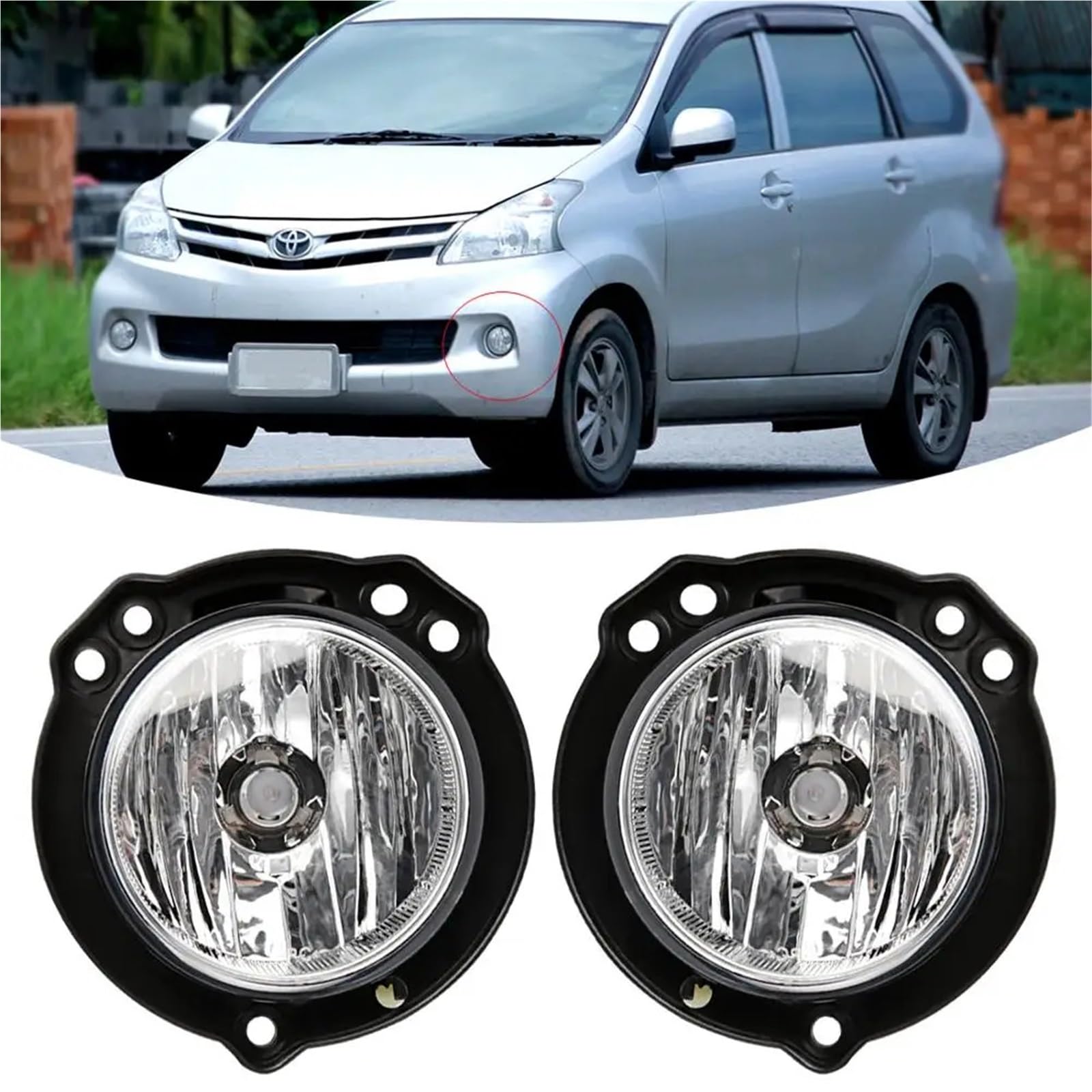 Dla Toyota Avanza 2012 2013 2014 2015 2016 LIGHT światła przeciwmgielne DRL światła do jazdy dziennej zderzak jazdy wodoodporny przełącznik przekaźnik przewody(LED YELLOW)
