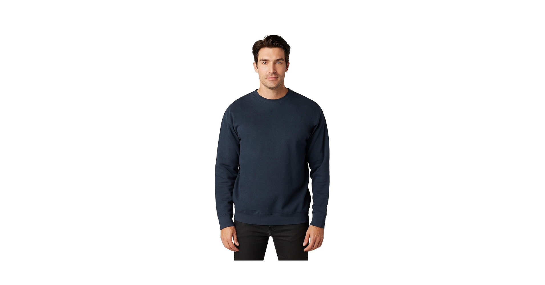 Amazon.com: Men's Premium Crew Neck Sweatshirt, 8.5 oz Mid