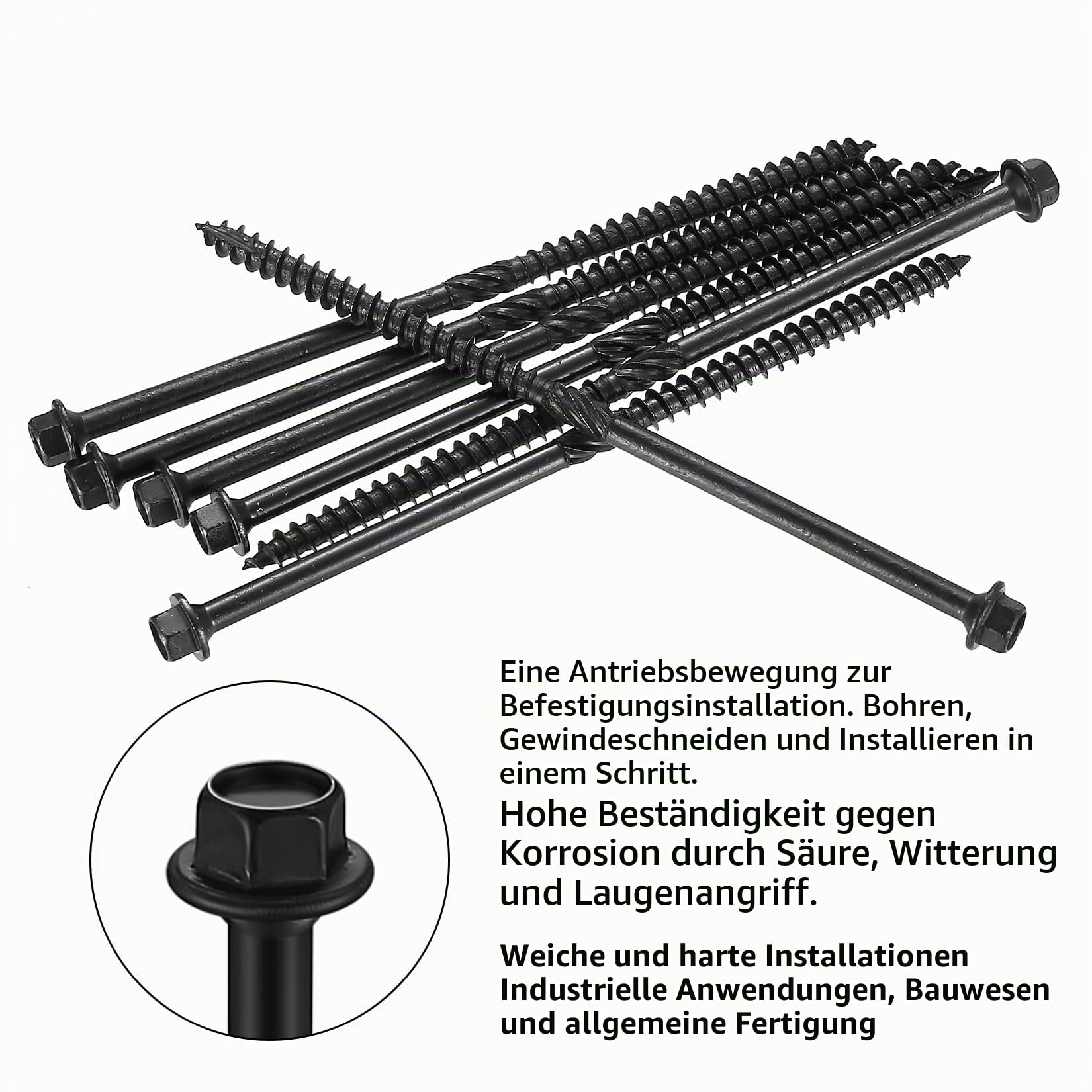 Selbstbohrende Sechskant-Unterlegscheiben-Schraube Hochwertige Bestseller Löffel
