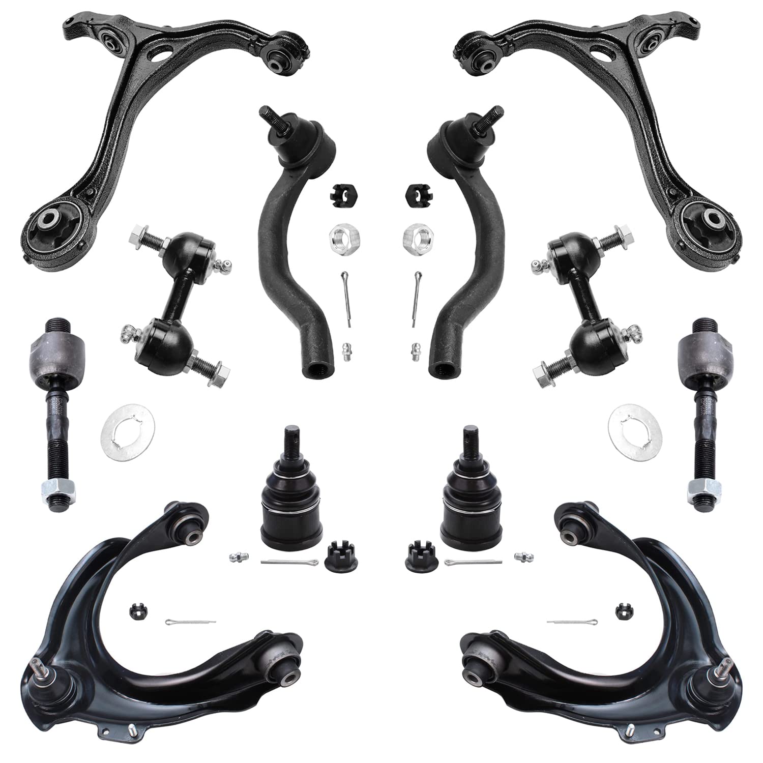 Detroit Axle - 12pc Front End Suspension Kit for Acura 04-08 TSX, 03-07