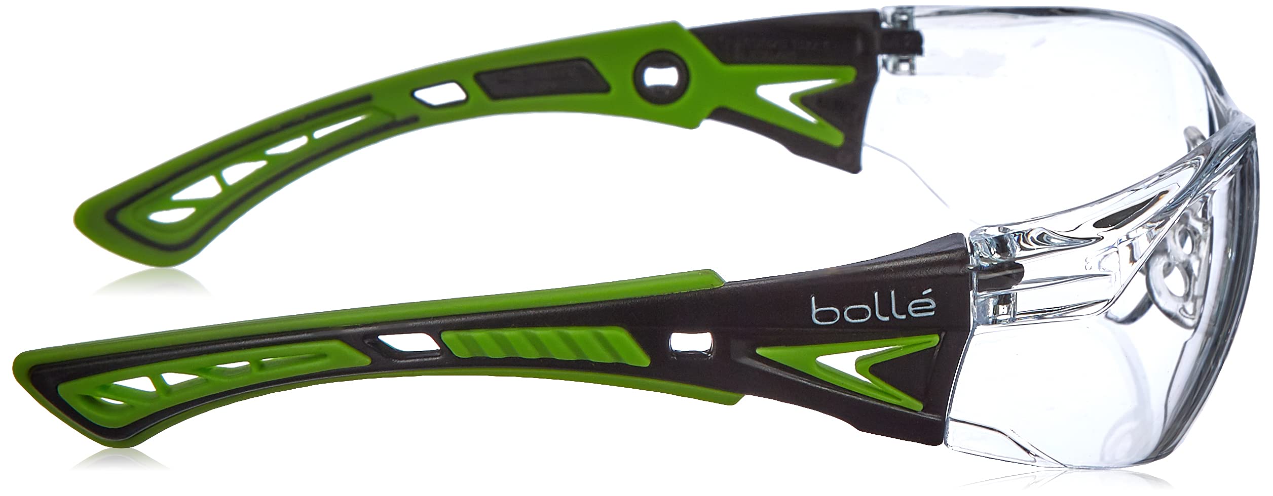 Bollé RUSHPPSIG Rush+ Lunettes de protection Vert/Noir