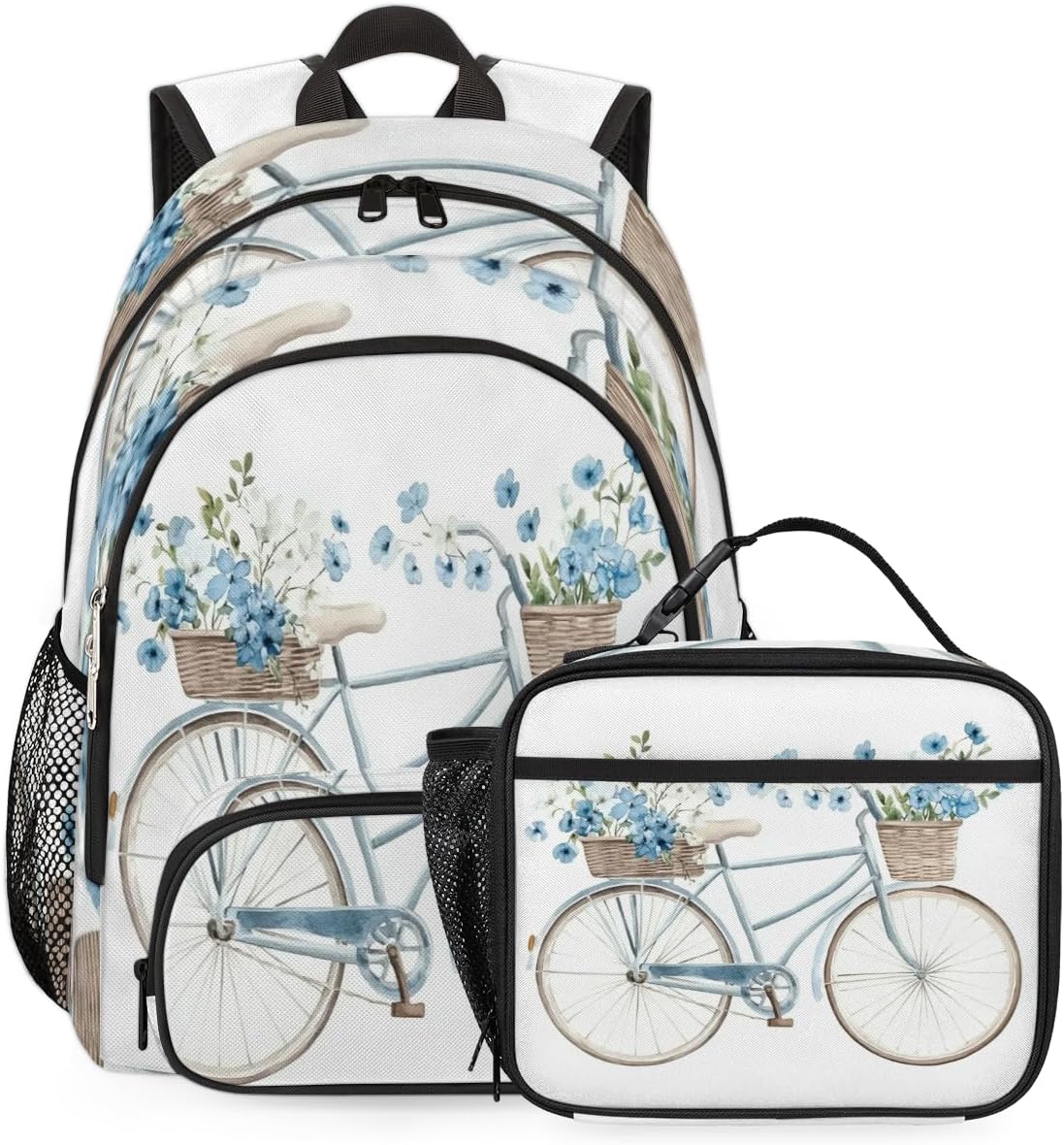 Backpack with Lunch Box 2pcs Set