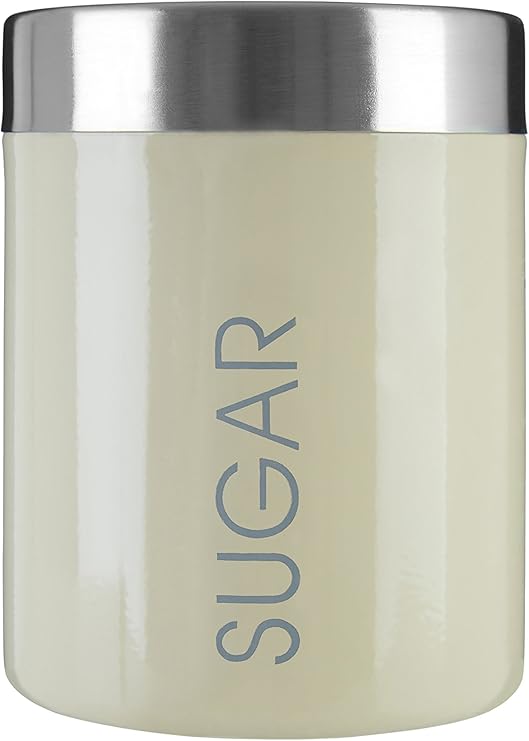 Premier Housewares sugar Ceramic Kitchen Storage Jars Cream