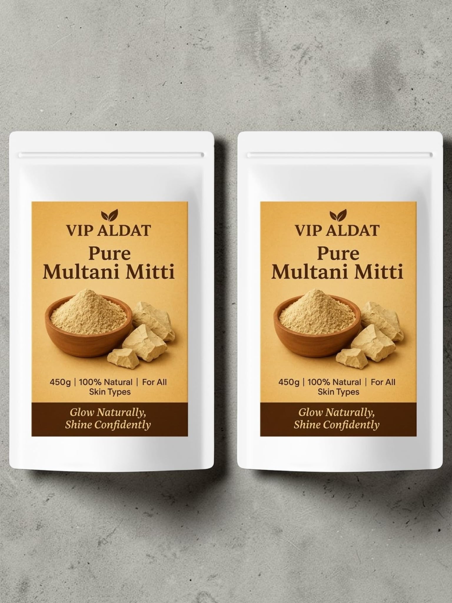 Revive Plus Shudh Multani Mitti | Face Pack Powder for Smooth Skin | 900g Pack 2 (2×450g)-picture-52