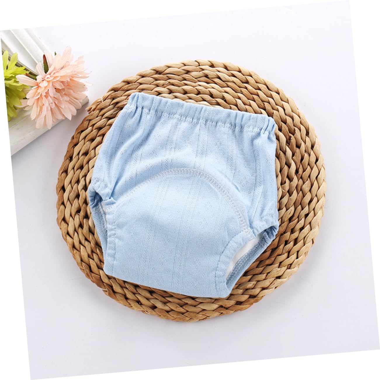3Pcs Training Pants Gauze Reusable Nappies for Potty Training Mixed Color for Outdoor Activities and Comfortable Diapering