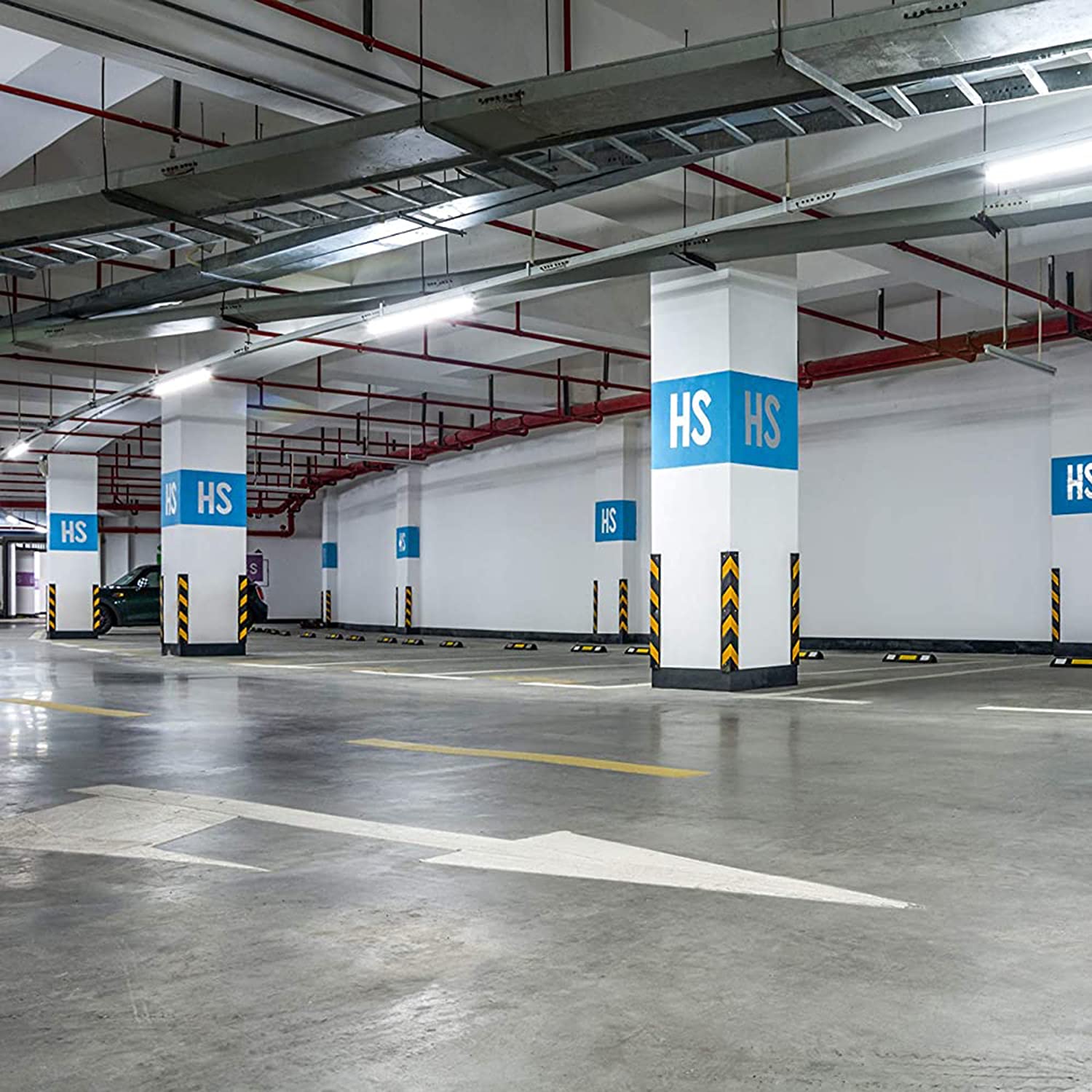 LED Feuchtraumleuchte 15,6 W 4000K Neutralweiß 2500lm | Hochwertige Glas Röhre, IP66, Keller, Werkstatt, Halle, Nassraum