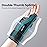CURECARE New Updated Thumb Brace for Women and Men, Reversible Trigger Thumb Splint for Day & Night Support, Breathable Thumb Stabilizer for Arthritis, Tendonitis, Sprains Thumb Pain Relief (Black)