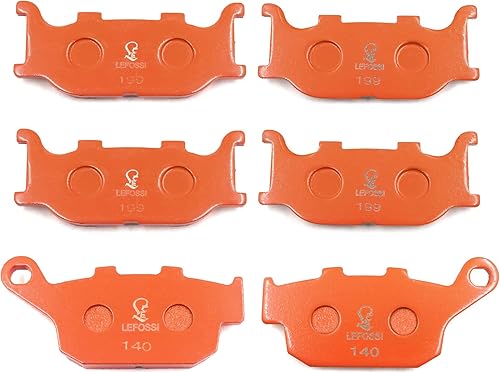 HTTMT FA199 FA140 - Pastillas de freno para Yamaha FZ6R 600 09-14 XJ6 N/F/S 09-12 (fibra de carbono delantera)