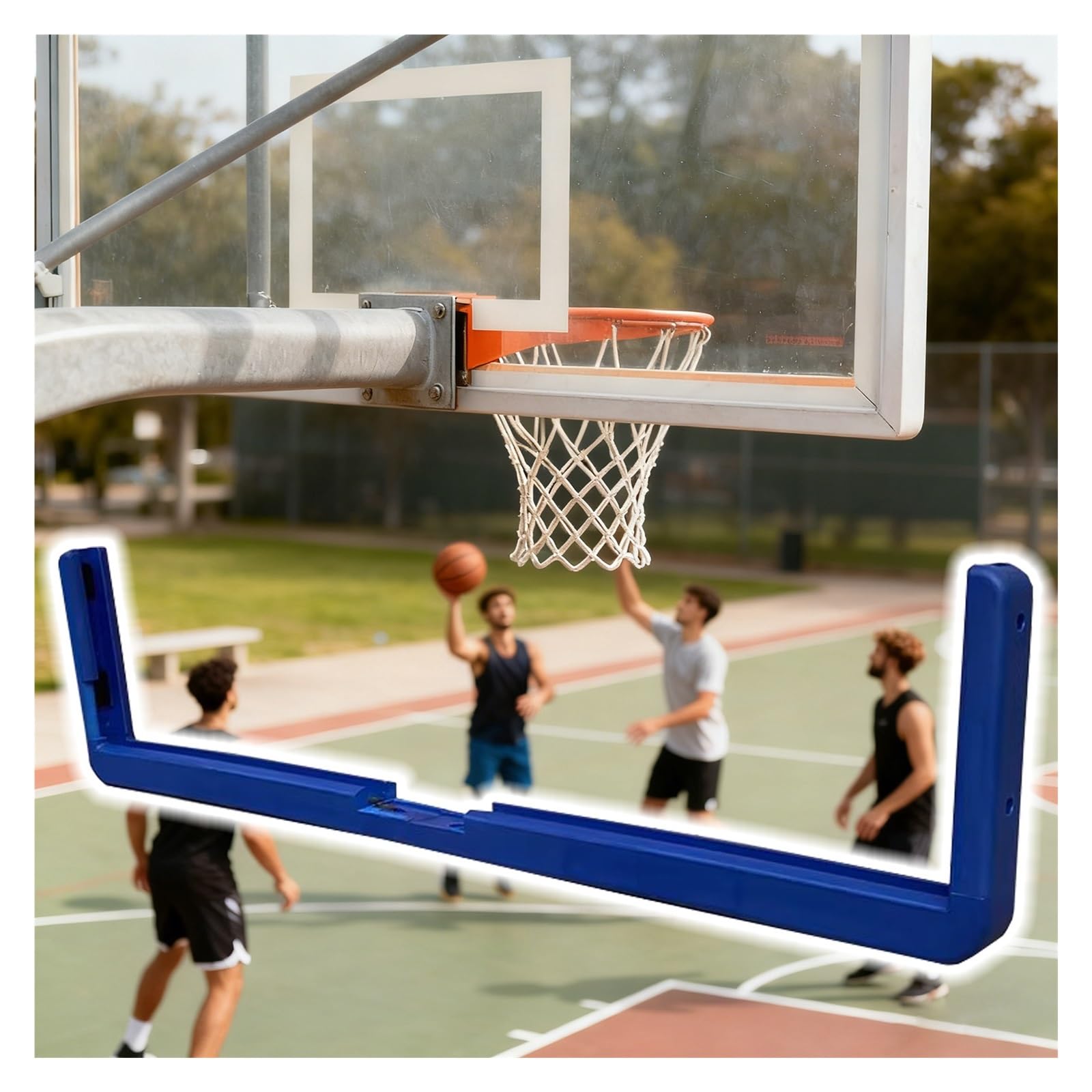 Protection des bords absorbant les chocs de basket-ball pour éviter les blessures