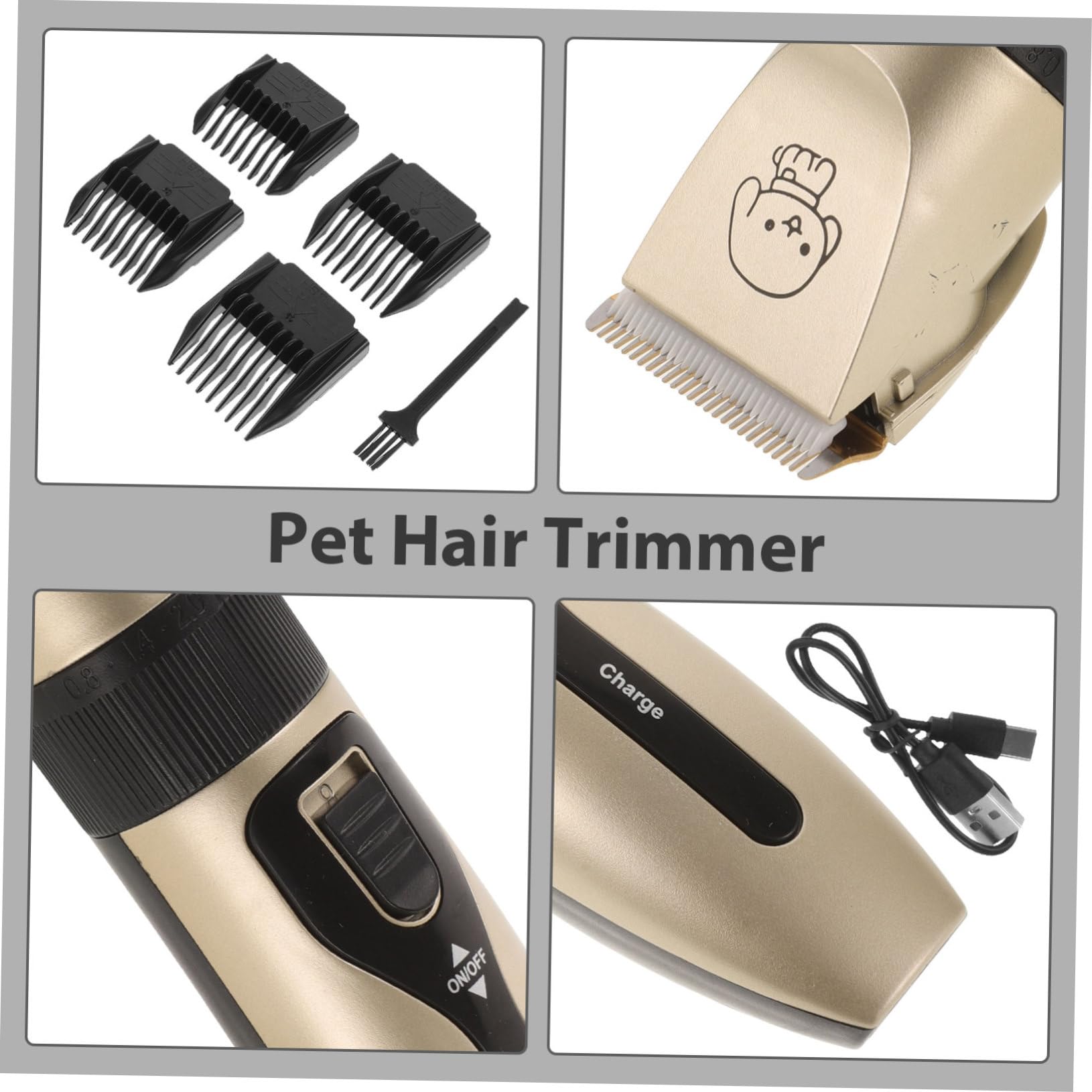 Cortapelos para Perros y Gatos Motor Preciso, 1200mah